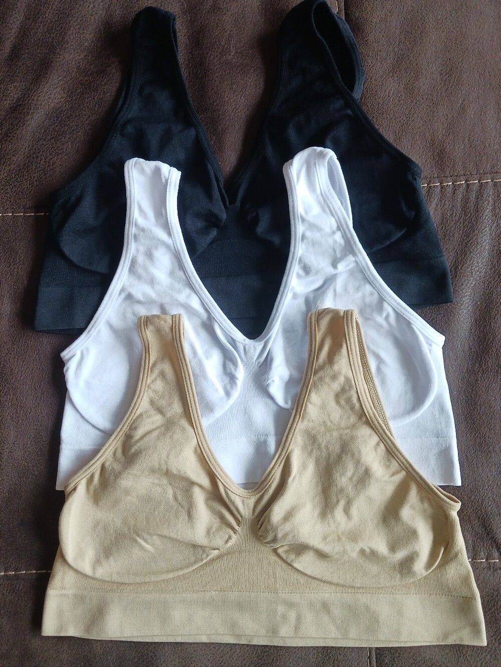 3 Pack of Comfy Sports Bras Size XL NWOT